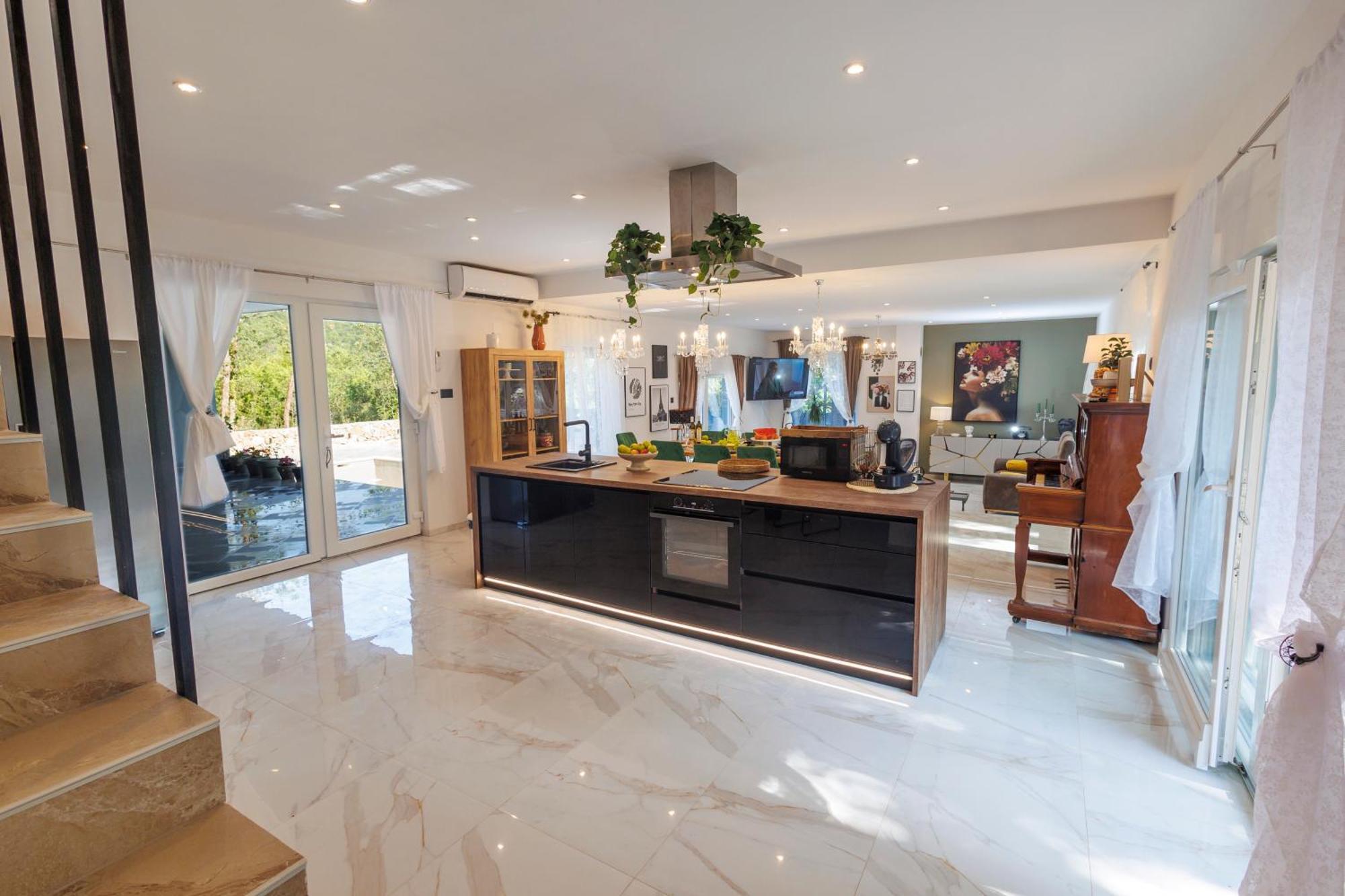 Luxury Villa Andrea Vrzika In Forest Near The Sea Zagvozd Exterior foto