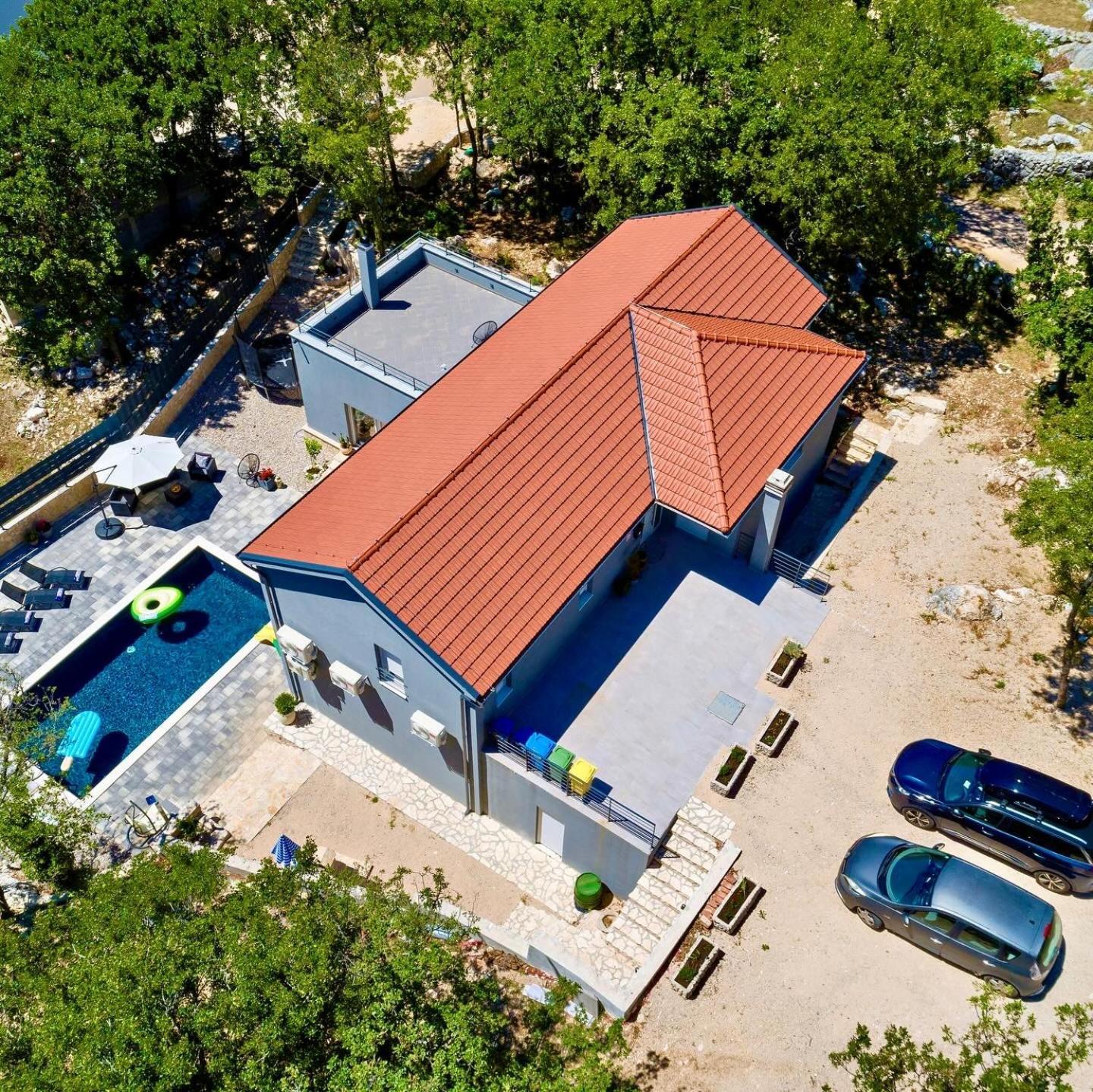Luxury Villa Andrea Vrzika In Forest Near The Sea Zagvozd Exterior foto