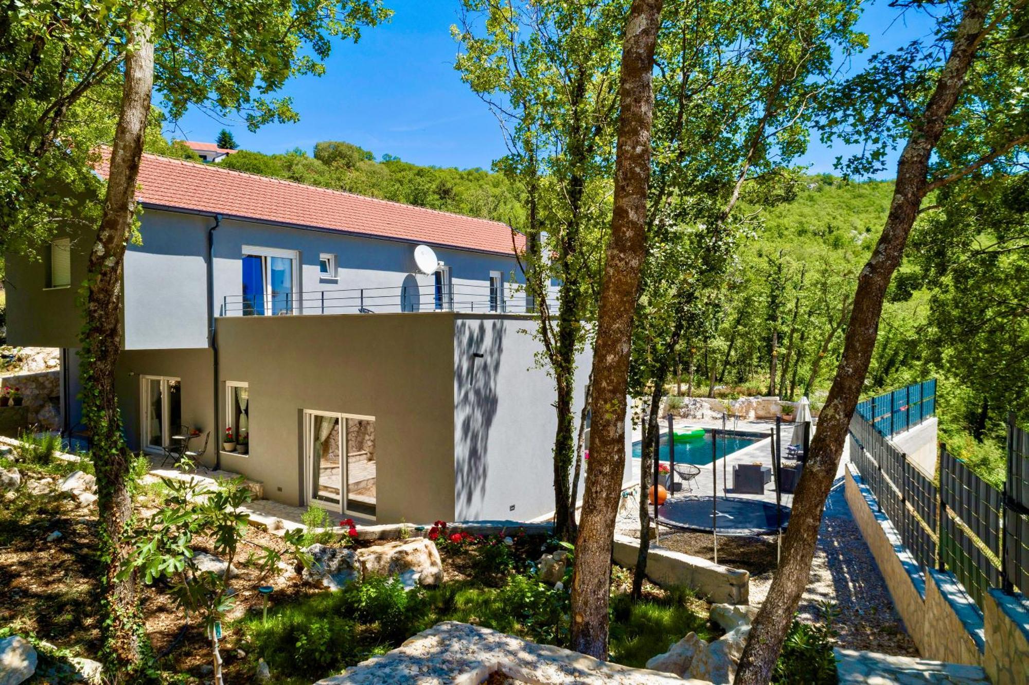Luxury Villa Andrea Vrzika In Forest Near The Sea Zagvozd Exterior foto